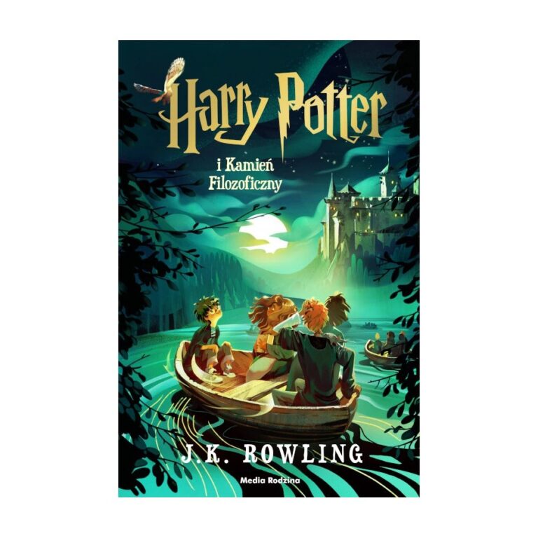 Harry Potter i Kamień Filozoficzny. Polska okładka z barwionymi brzegami – Media Rodzina
