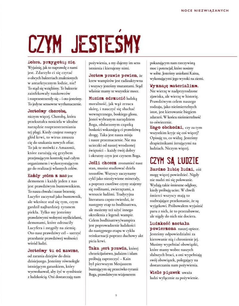 Wampir: Maskarada "Anarchiści" Podręcznik Dodatkowy – zdjęcie 5