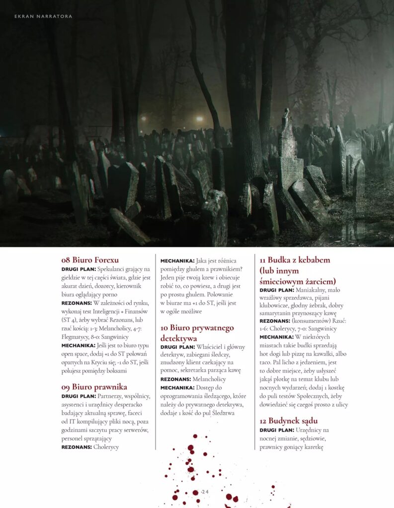 Wampir: Maskarada Książeczka i Ekran Narratora – zdjęcie 2